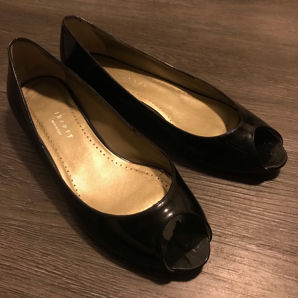 Theory Open Toe Flats